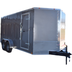 Cynergy 7x16 Enclosed Trailer Pewter